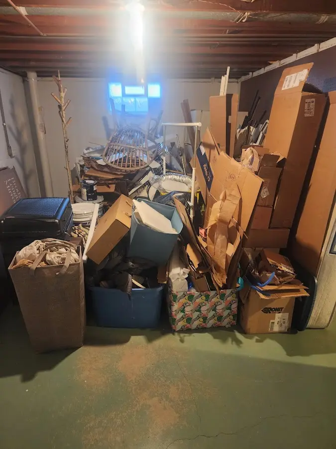 Roll-off dumpster container at job site for 20 Yard Dumpster Rental in Palmetto